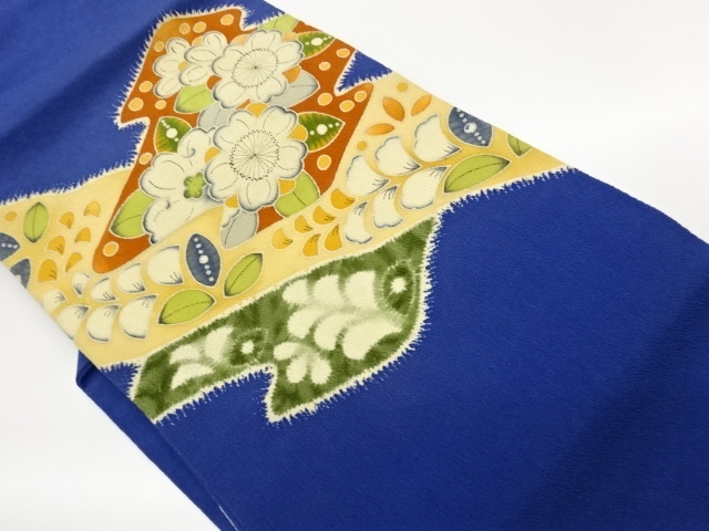 JAPANESE NAGOYA OBI / CHIRIMEN / MATSUKAWABISHI